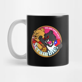 TAIWAN Formosan Bear Punches China - Taiwan Airforce Badge - Scramble! - WE ARE OPEN 24/7 - TAIWAN INDEPENDENCE SOLIDARITY  - PROTEST CHINA Mug